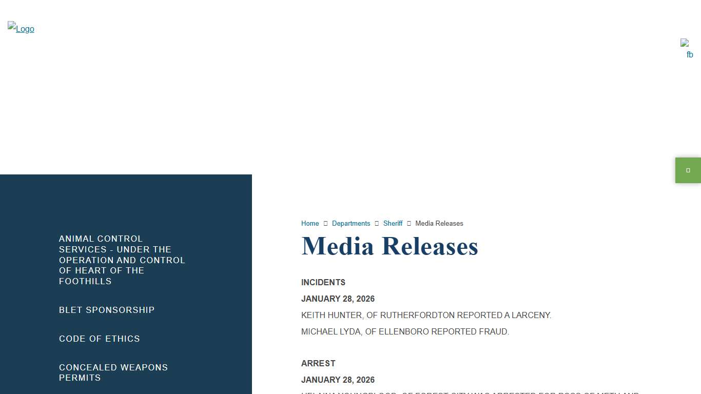 Welcome to Rutherford County, NC